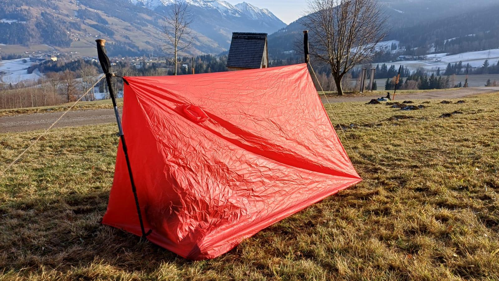 bothy
              tent with family